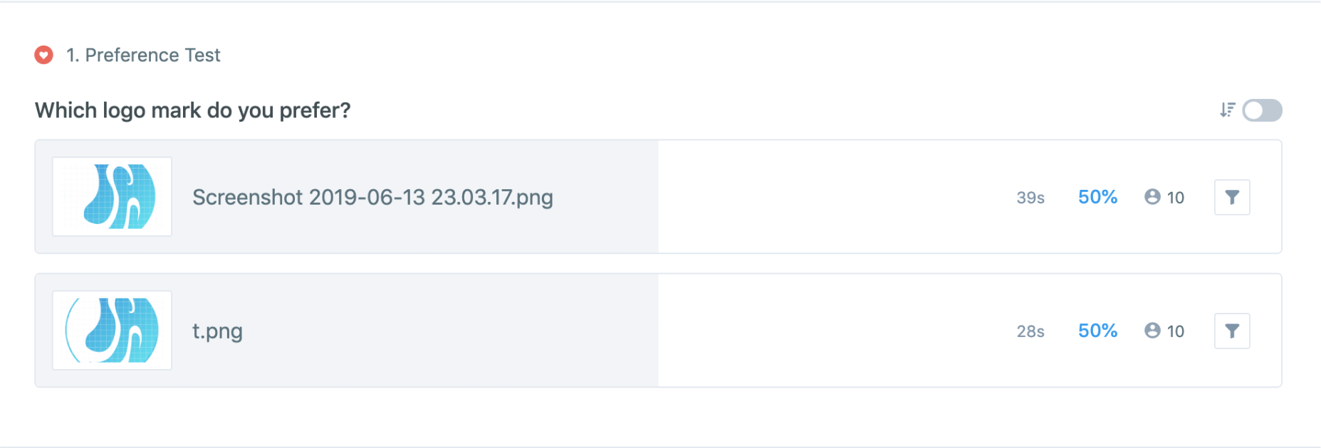 Image of Logo Preference Test