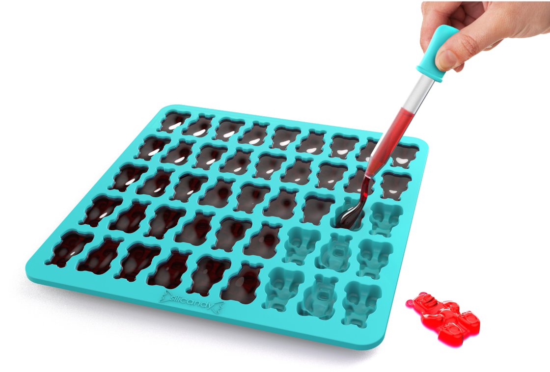 Product image of Silicandy gummy bear mold set